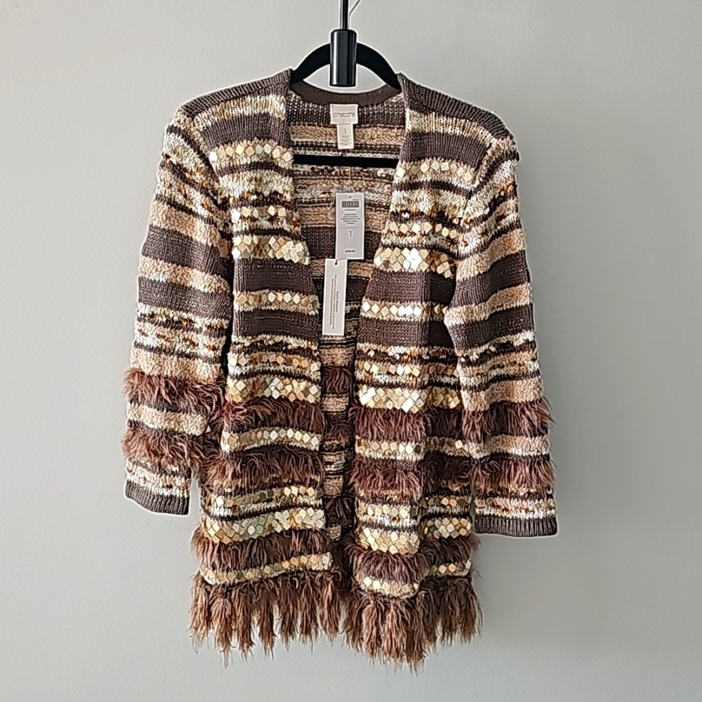 Chicos sweater size 1